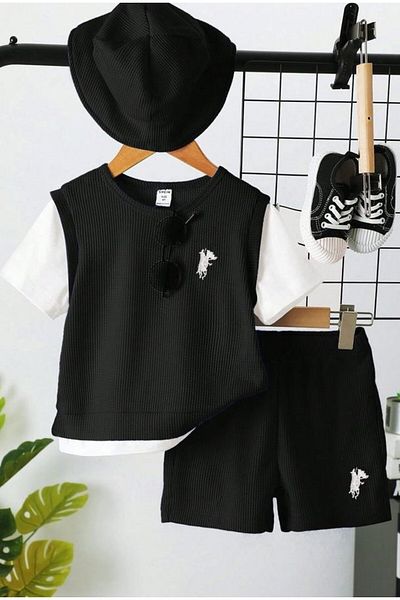 Calisa Set băieți - Set tricou și pantaloni scurți