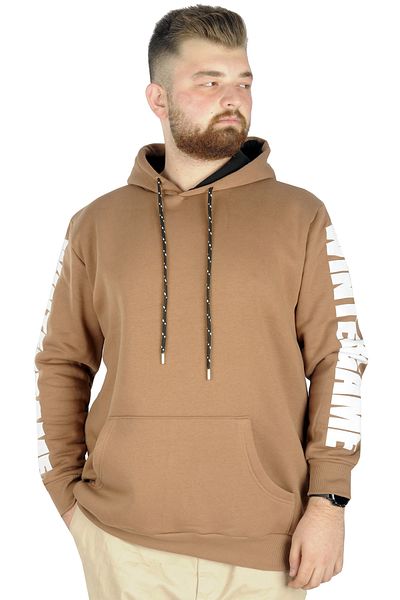 ModeXL Φούτερ plus size - Καφέ - Συν μέγεθος