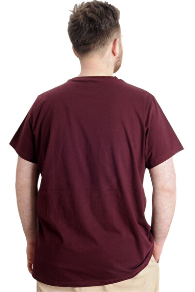 ModeXL Ανδρικό μπλουζάκι Mode Xl Plus Size New York 23113 Plum