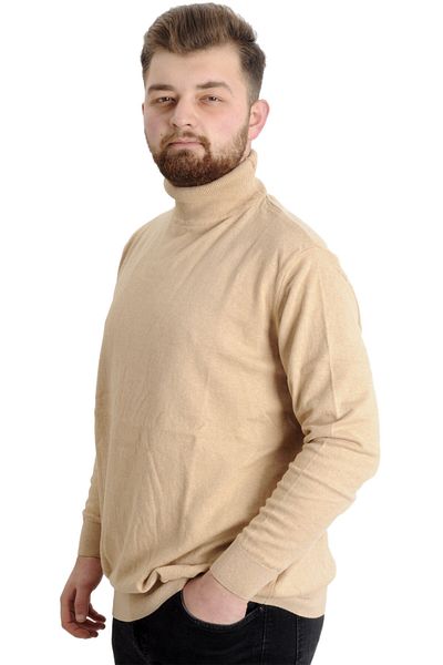 ModeXL Mode Xl Ανδρικό πουλόβερ ζιβάγκο 22205 Μπεζ