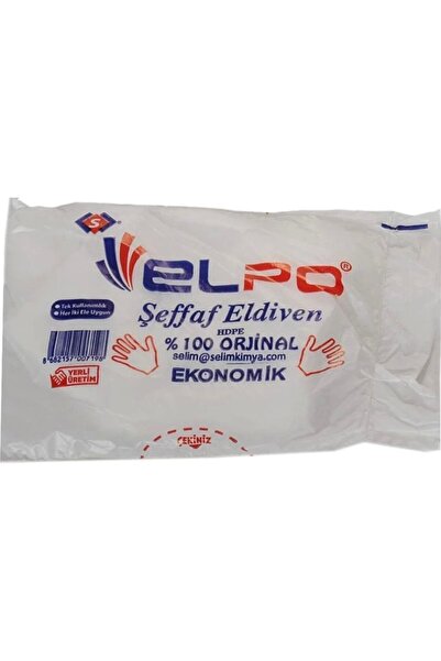 ELPO Şeffaf Poşet Eldiven 100lü