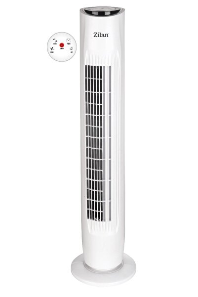 Zilan 31" Uzaktan Kumandalı Zaman Ayarlı Kule Vantilatör