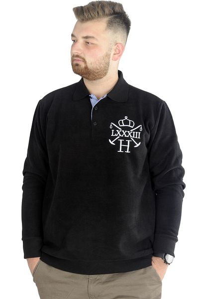 ModeXL Mode Xl Ανδρικό φούτερ Polo Thessaloniki 83 22443 Μαύρο