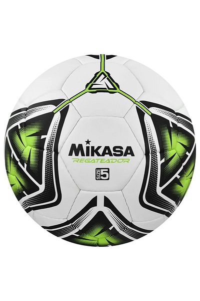 MIKASA Regateador Synthetic Leather Astroturf Football Number 5 Hand Stitched + Pump + Towel Bracelet