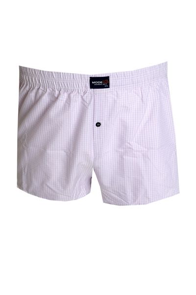 ModeXL Mode Xl Large Size Ανδρικό Boxer με σχέδιο Poplin 6348 Ροζ
