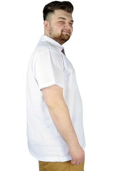 ModeXL Ανδρικό μπλουζάκι Mode Xl Polo Florida 22303 Λευκό