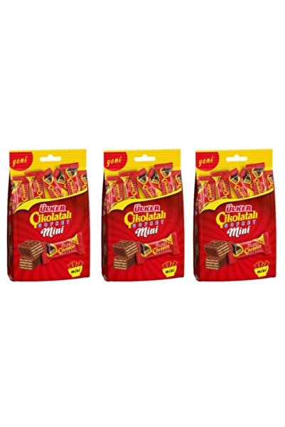 Ülker Mini Çikolatalı Gofret  82 gr / 3 Adet