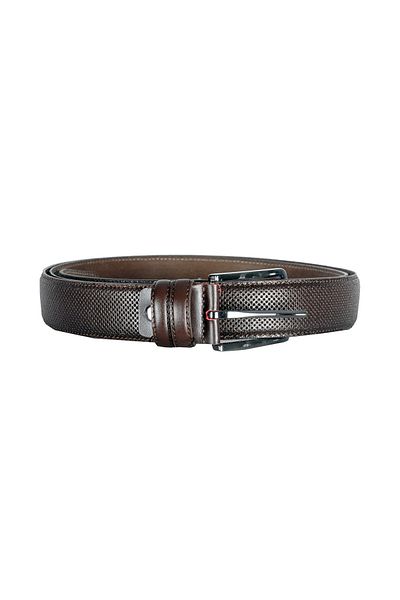 ModeXL Ζώνη Mode XL 3,5 cm Dot Pattern 4112 Καφέ