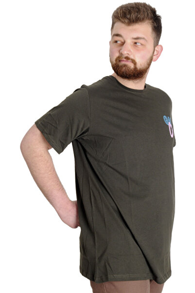 ModeXL Mode Xl Великий розмір Чоловіча футболка Game Over 23130 Хакі