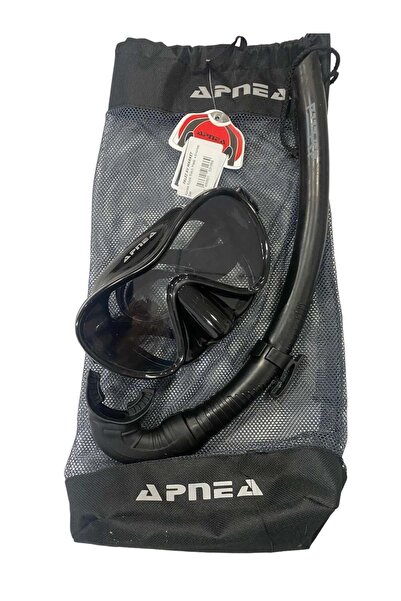 Apnea Royal Black Mask +Snorkel Set