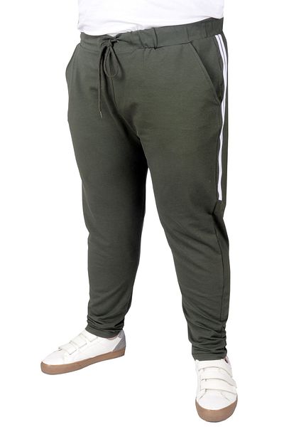 ModeXL Mode Xl Φούτερ μεγάλου μεγέθους Darpaça Stripe 22509 Khaki