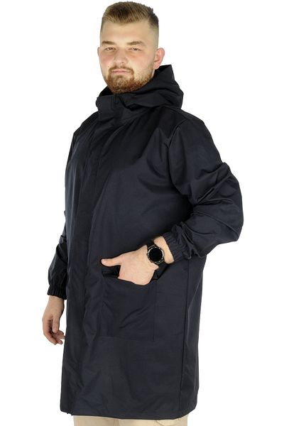 ModeXL Mode Xl Large Size Ανδρικό Αδιάβροχο Hooded 22700 Navy Blue