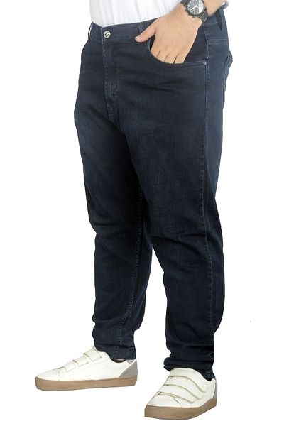 ModeXL Ανδρικό παντελόνι μεγάλου μεγέθους με 5 τσέπες - Torino 22907 Khaki