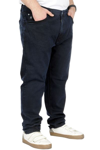 ModeXL Mode Xl Ανδρικό τζιν παντελόνι μεγάλου μεγέθους Classic 5 τσέπης Mark 22930 Σκούρο μπλε