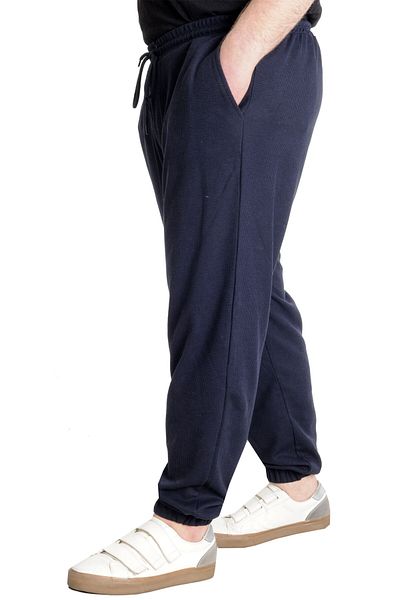 ModeXL Mode XL Φούτερ Elastic Leg Waffle 23501 Navy Blue