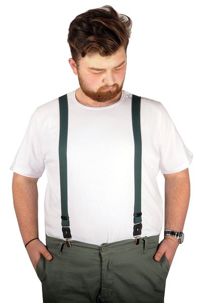 ModeXL Πράσινη κρεμάστρα παντελονιών