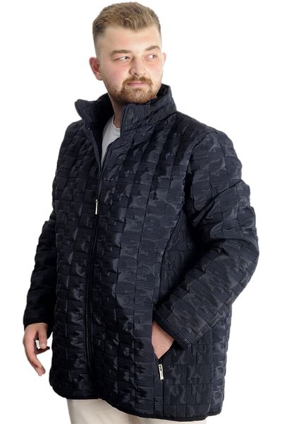 ModeXL Mode Xl Ανδρικό παλτό Καπιτονέ 23623 Navy Blue