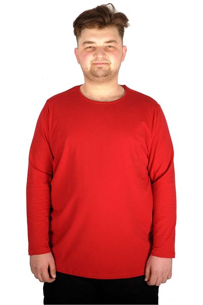 ModeXL Ανδρικό T-shirt Mode Xl Crew Neck 18102 Claret Red