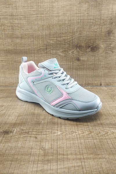BlackSea Orthopedic Memory Foam Sole Lace-up Gray Women's Sneakers Sneakers Snk0008