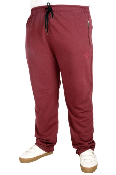 ModeXL Mode Xl Ανδρικό Φούτερ Recycle με φερμουάρ B21017 Claret Red