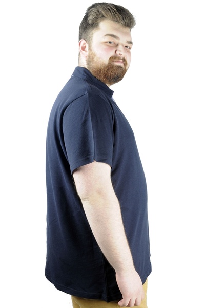 ModeXL Mode Xl Великий розмір Чоловіча футболка Polo Mdx Club 22305 Синій