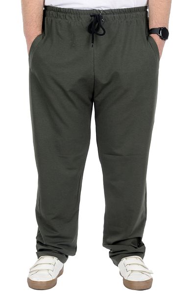 ModeXL Mode XL - Ανδρικό φούτερ χακί μεγάλου μεγέθους Classic 2 IP 11100