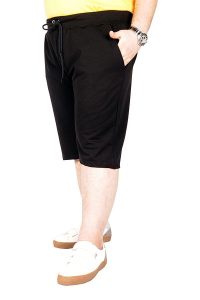 ModeXL Mode Xl Bărbați mărime mare Capri drept de bază 20500 negru