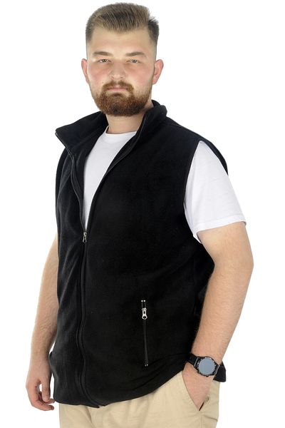 ModeXL Γιλέκο plus size - Μαύρο - Μακρύ