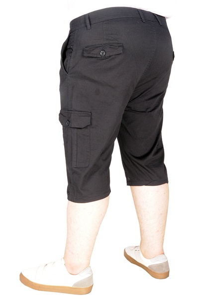 ModeXL Mode Xl Büyük Beden Erkek Kapri Klasik 21401 Lacivert