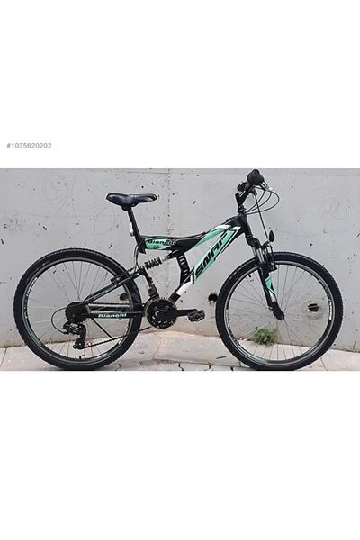 Bianchi Snap V Fren 21 Vites Çift Amortisörlü 26 Jant Dağ Bisikleti Siyah Cel...