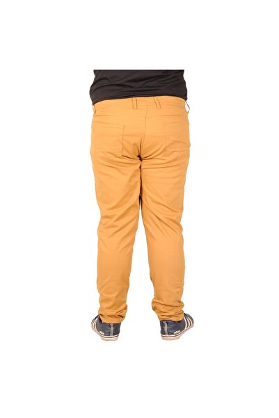 ModeXL Mode Xl Ανδρικό Παντελόνι Λινό Milano Classic 20902 Tan