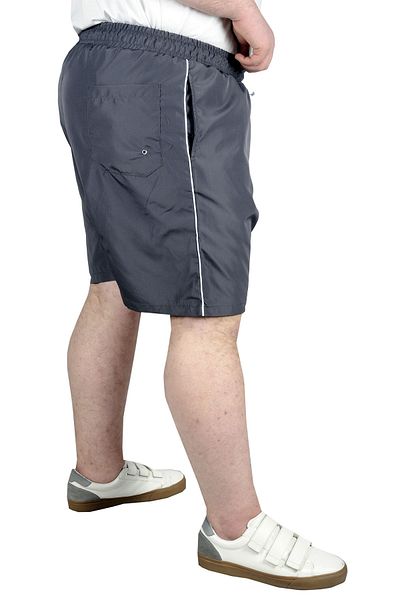 ModeXL شورت سباحة رجالي مقاس كبير من Mode Xl باللون الأبيض 21451 أنثراسايت