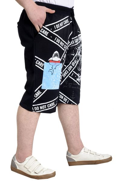 ModeXL Mode Xl Plus Size Capri I Don't Care 23512 Navy Blue