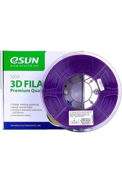 eSun 1,75 Mm Petg Yoğun Mor Filament (1 KG)