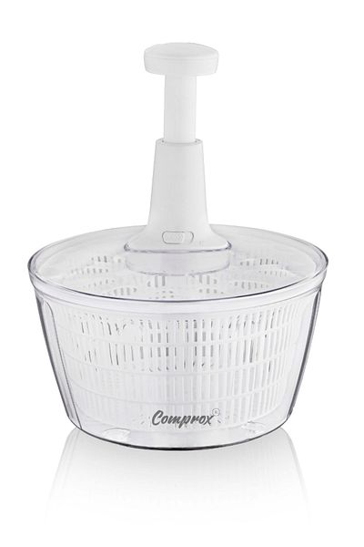 Comprox Practical 5Lt White Manual Vegetable Dryer Salad Dryer Greenery Dryer