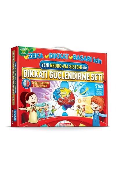 Adeda Yayıncılık Adeda - DGS Dikkati Güçlendirme Seti Anasınıfı 5 Yaş (3 Kitap) - Osman Abalı