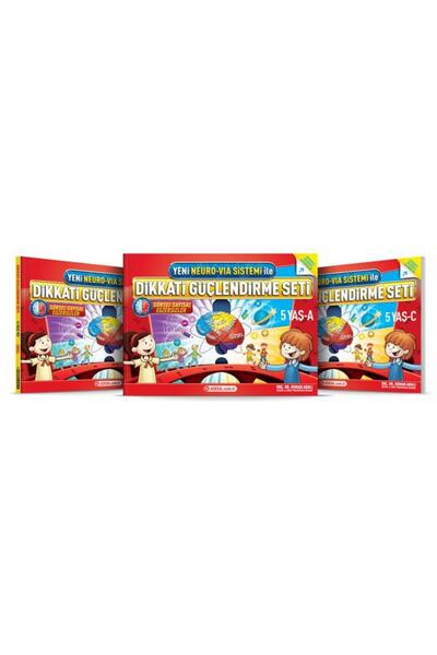 Adeda Yayıncılık Adeda - DGS Dikkati Güçlendirme Seti Anasınıfı 5 Yaş (3 Kitap) - Osman Abalı