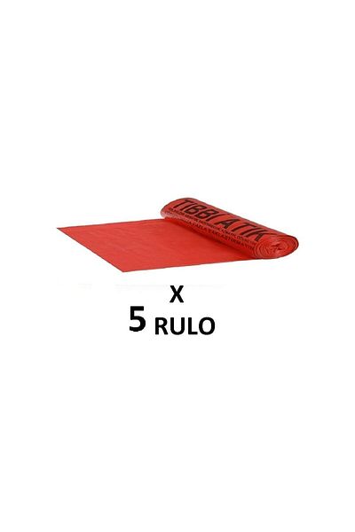 Florex 810 grams Medical Waste Printed Jumbo Size (80x110 Cm) Garbage Bag 5 Rolls 10*5=50 Pieces