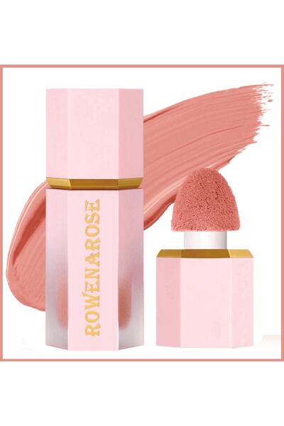 ROWENAROSE Yoğun Pigmentli Likit Allık Doğal Görünüm 04