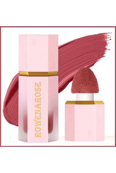 ROWENAROSE Yoğun Pigmentli Likit Allık Doğal Görünüm 06