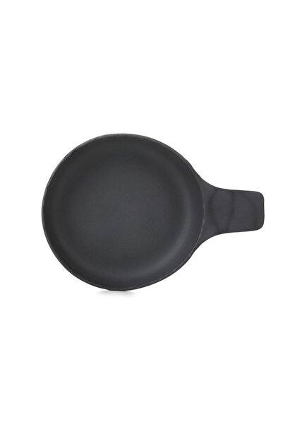 REVOL Bazalt Siyah Kulplu Tabak 18 Cm