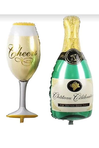 BalonEvi Bride To Be Bekarliga Farewell Foil Balloon Whiskey Goblet Balloon