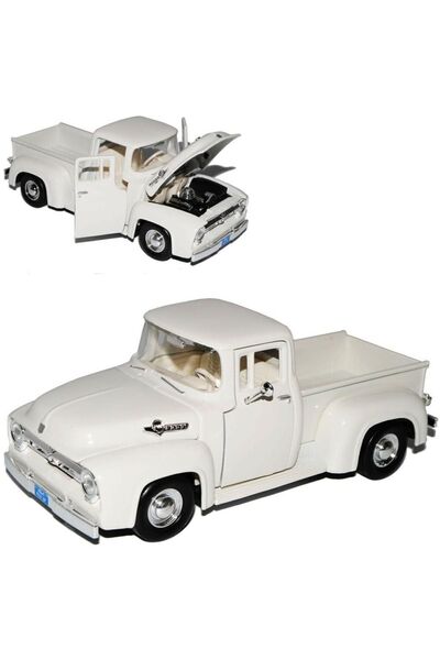 Motor Max Motormax 1956 Ford F-100 Pickup 1:24 Beyaz Model Araba