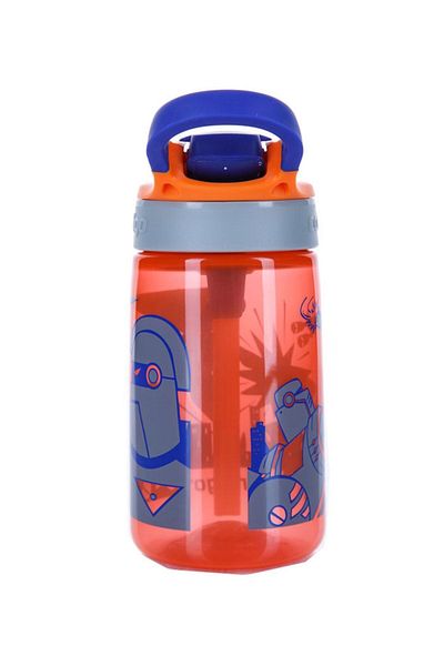 Contigo Gizmo Flip - Children's Water Bottle, Single Hand Bass with Inner Pacifier, Super Hero 420ml (2094998)
