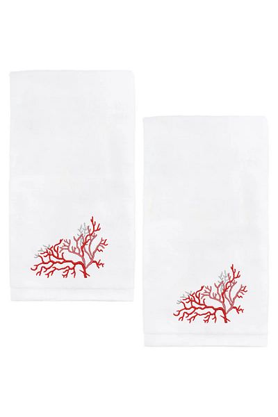 Ursa Croal Embroidered Hand and Face Towel 2 Pieces 50X90
