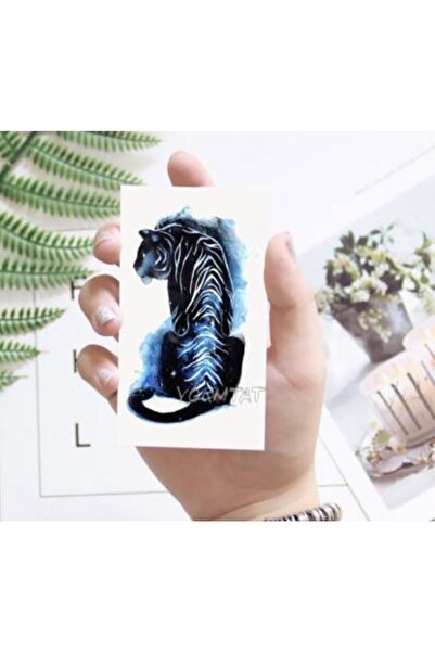 Be Best Unisex Renkli Kaplan Desen Geçici Dövme CD416