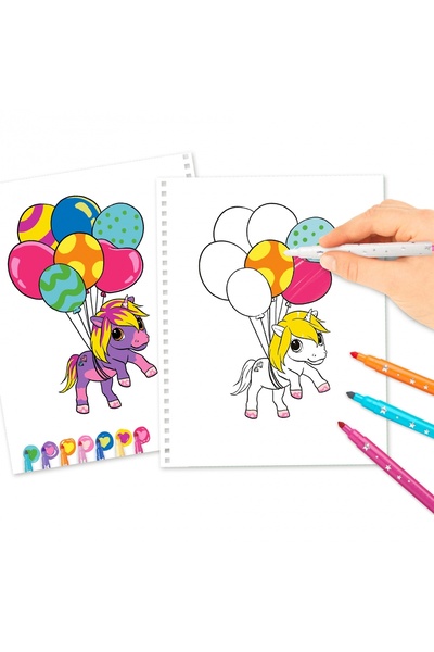 Top Model Ylvi Coloring Book with Pencil Set