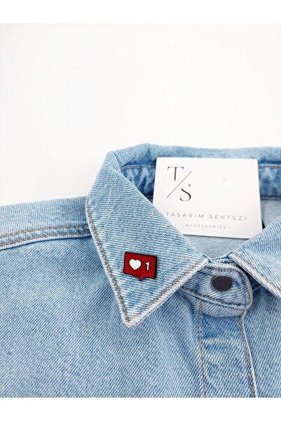 Tasarım Sentezi Rozet Metal Broş Yaka Okul Çantası Kıyafet Takı Aksesuar Like...