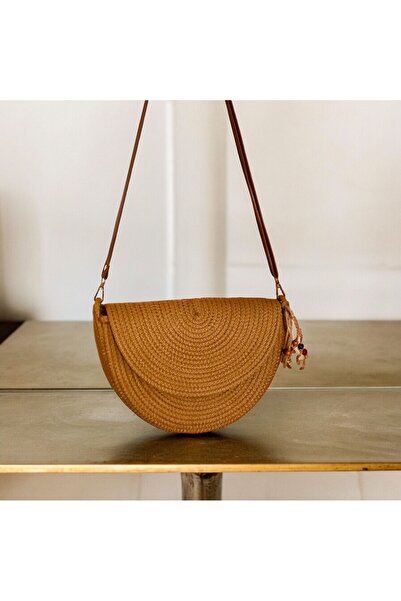 KLC GLASS HOME DESİGN , hasır çanta, Otantik Kadın Çantası,El Yapımı Çanta, Omuz Çantası,