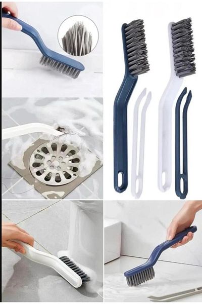 ACTIVEHOME Brush Handle Tweezers Clip Hard Floor Cleaning Scrubbing Brush Bathroom Kitchen Tile Brush